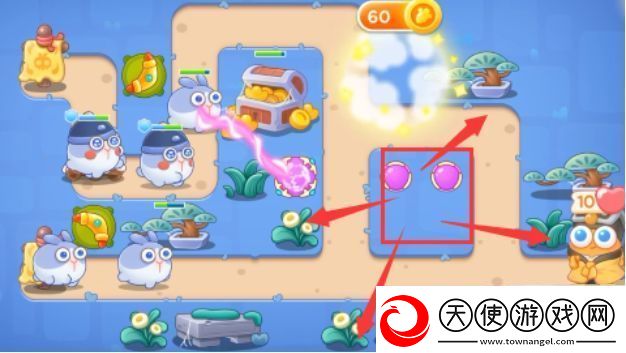 保卫萝卜4阿波道长第五十一关怎么过