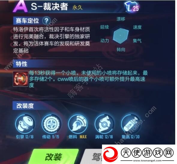 QQ飞车手游S裁决者怎么改装