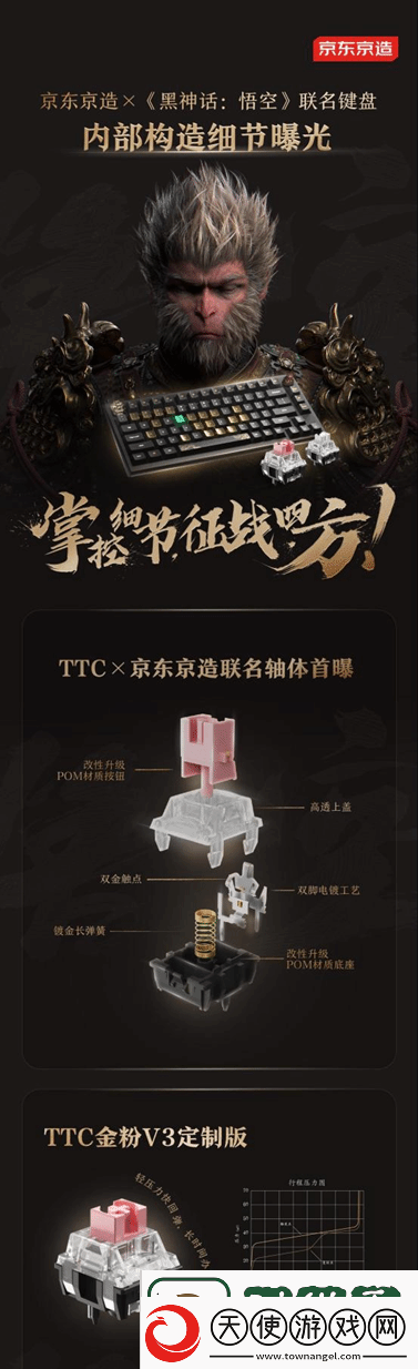 黑神话×京东推出联名键盘！12.25开售