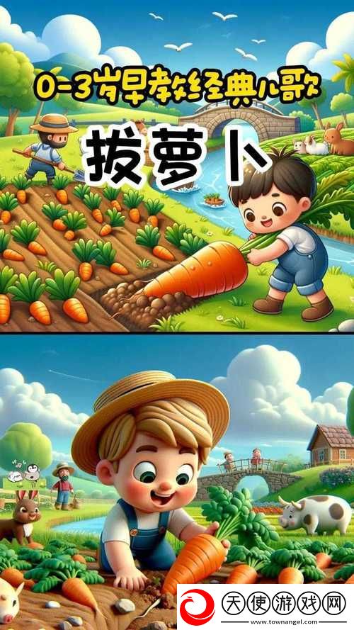 韩国经典动画亲吻拔萝卜