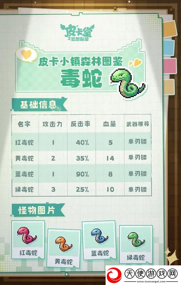 皮卡堂之梦想起源皮卡喵的小镇图鉴