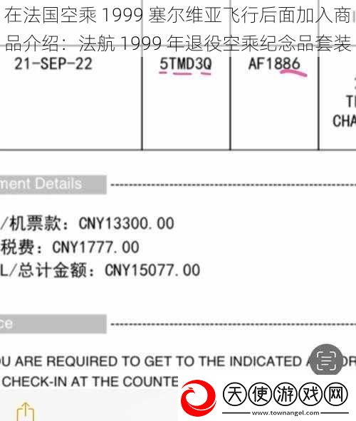 在法国空乘1999塞尔维亚飞行后面加入商品介绍