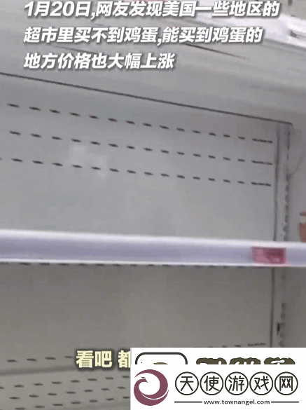 美国超市鸡蛋被抢购一空