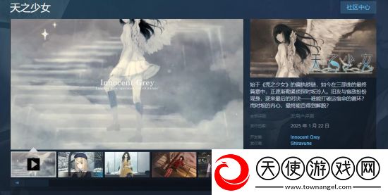 天之少女官方中文版宣布2025年1月22日登陆Steam