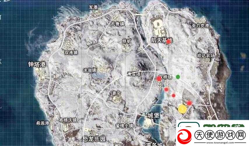 绝地求生手游空投箱落点位置全攻略