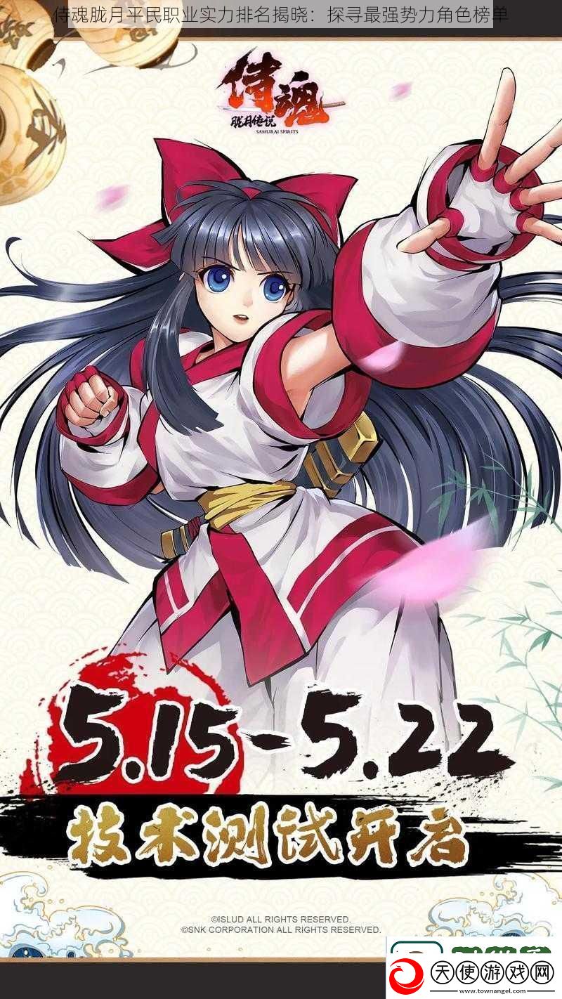 侍魂胧月平民职业实力排名揭晓