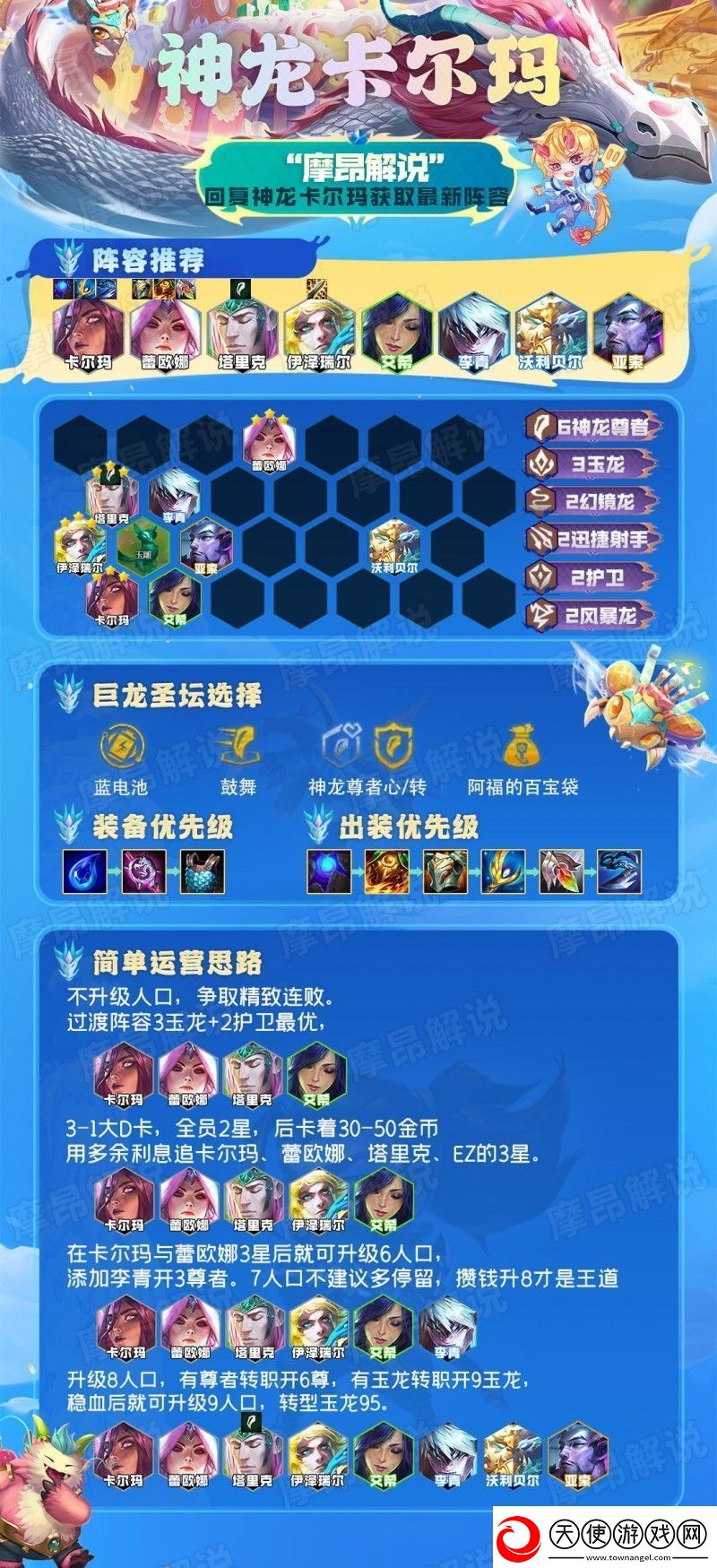 云顶之弈新版卡尔玛出装及阵容2022