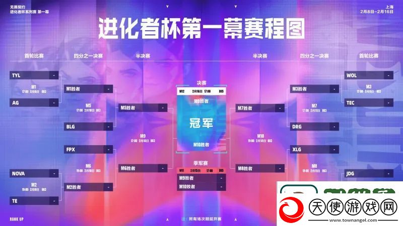 进化者杯第一幕赛程