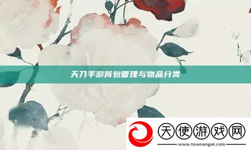 天刀手游背包管理与物品分类