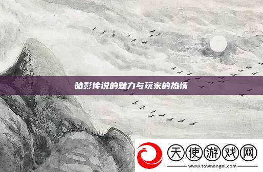 暗影传说的魅力与玩家的热情