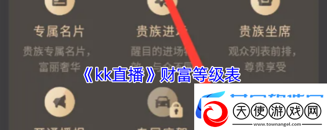 kk直播财富等级表