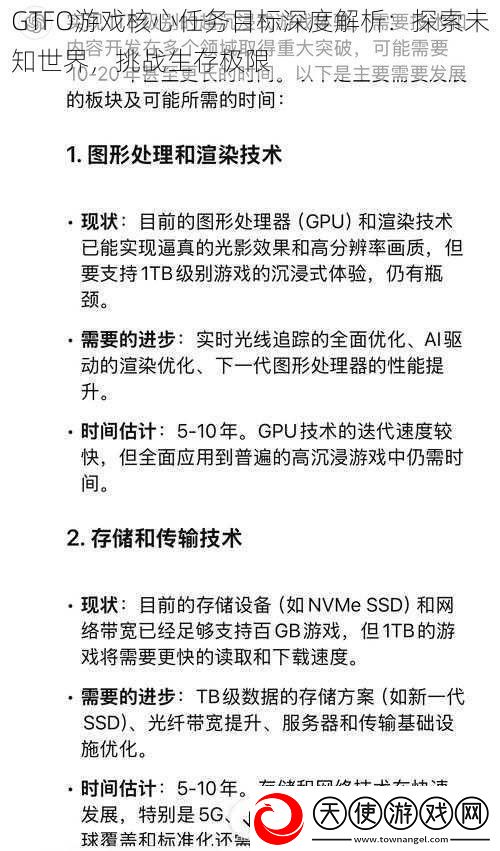 GTFO游戏核心任务目标深度解析