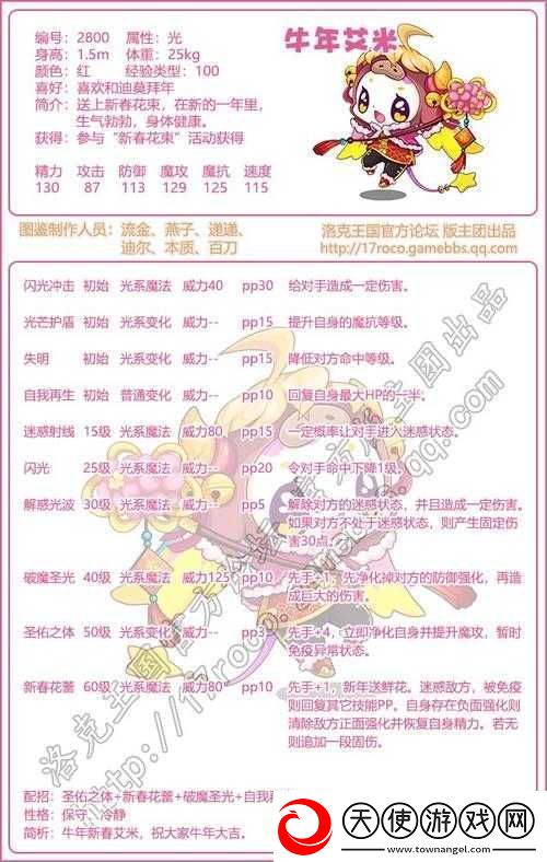 洛克王国疾电酷拉技能表全揭秘