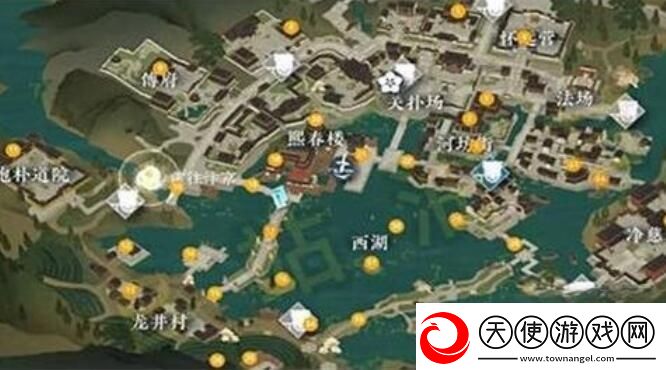 逆水寒盈玉商店位置一览