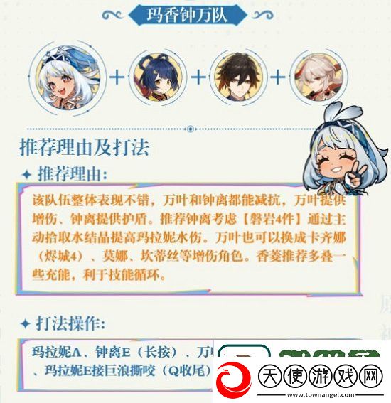 原神玛拉妮怎么配队