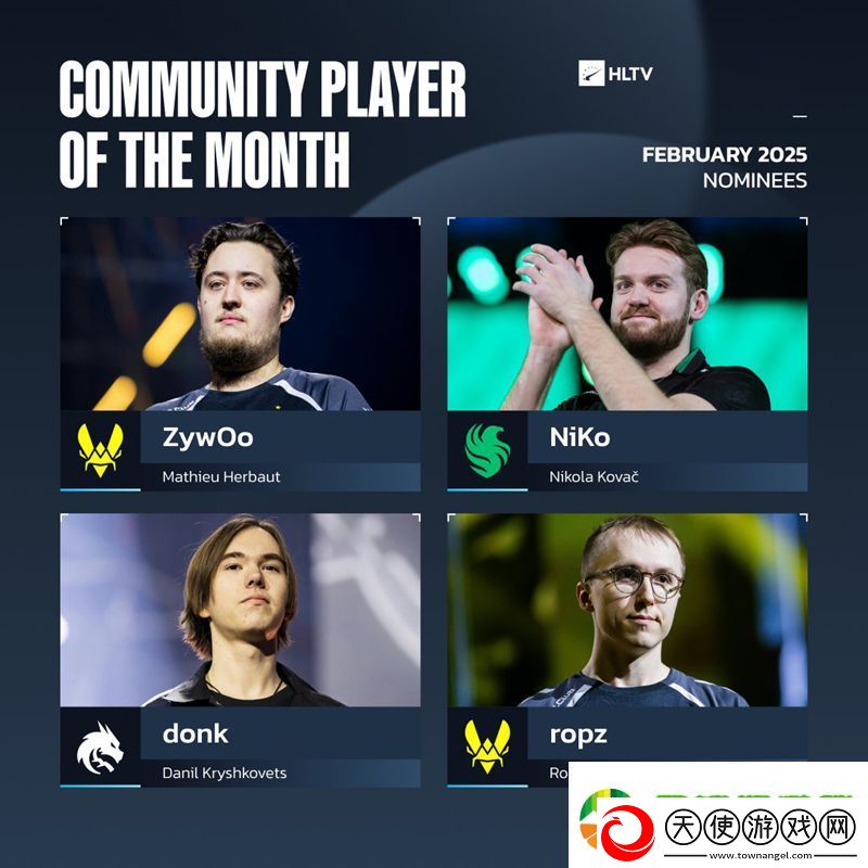 HLTV评选2月代表选手