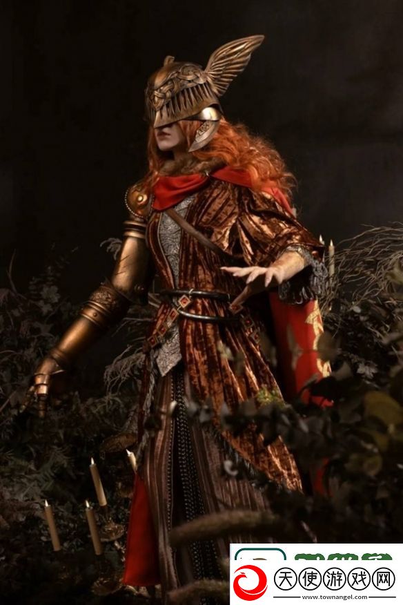 毛妹COS老头环“女武神”玛莲妮亚