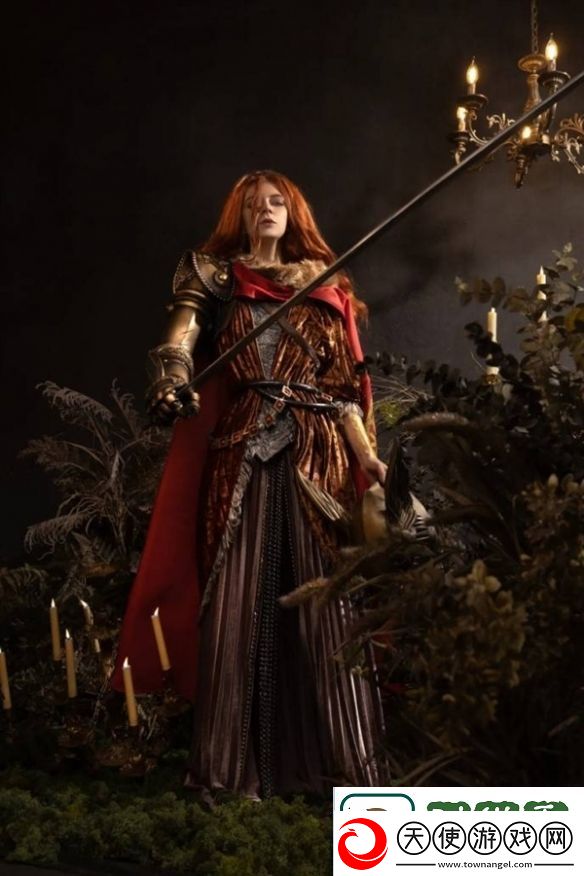 毛妹COS老头环“女武神”玛莲妮亚