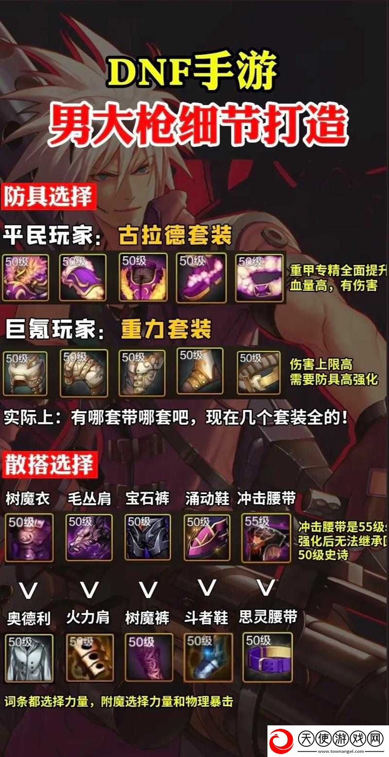 DNF次元回廊男大枪装备搭配如何演变