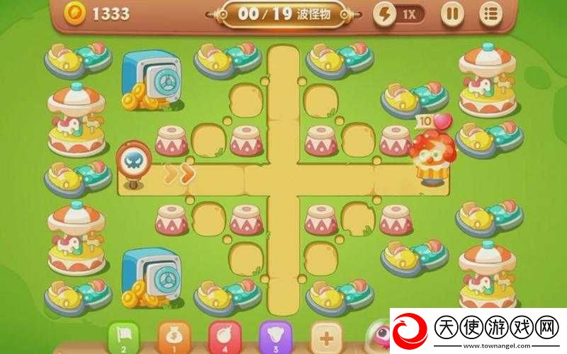 保卫萝卜3游乐场44关怎么过