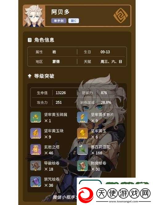 阿贝多突破材料怎么管理揭秘资源高效利用与最大化价值秘诀