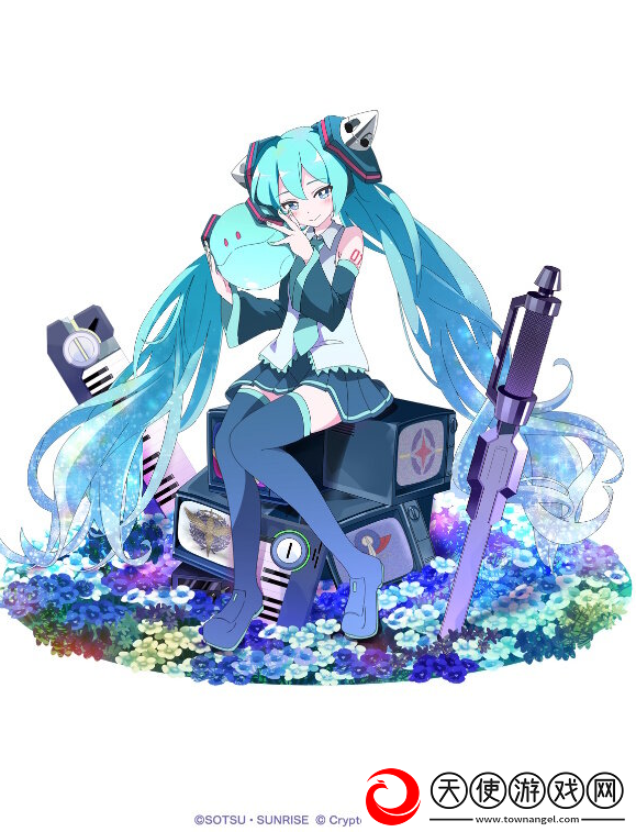 高达45周年官方整活联动初音未来特别神似艺图