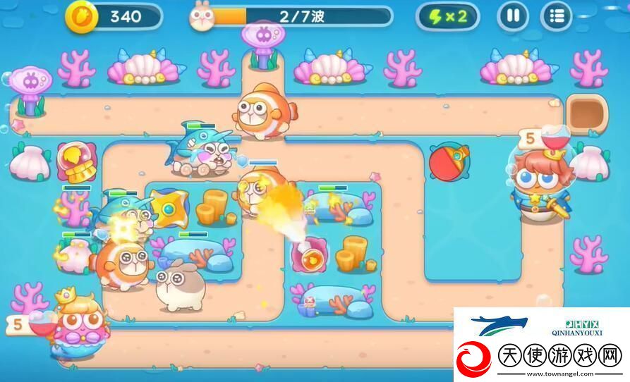 保卫萝卜4海的闺女第37关攻略