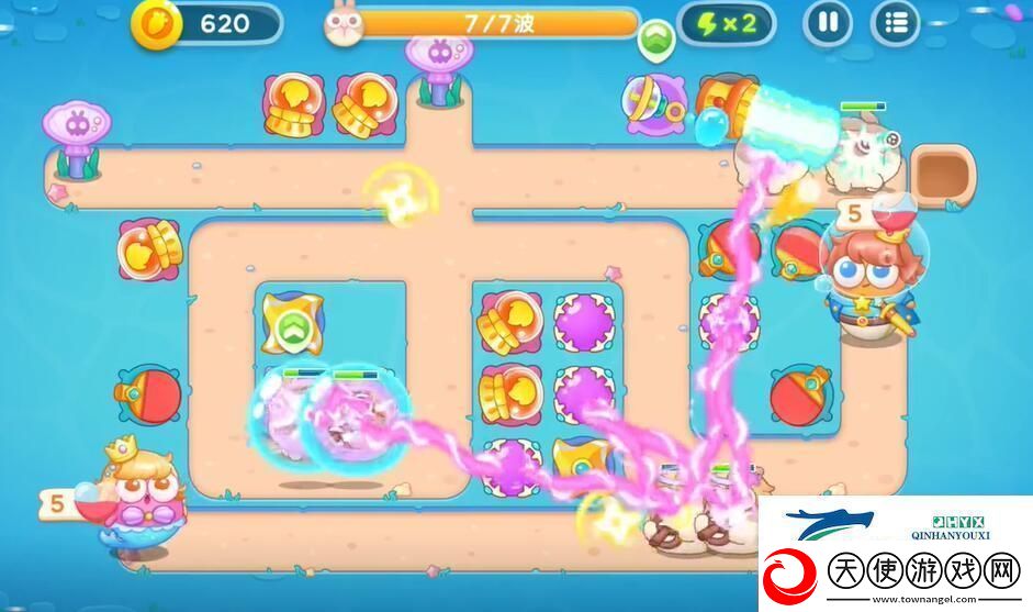 保卫萝卜4海的闺女第37关攻略