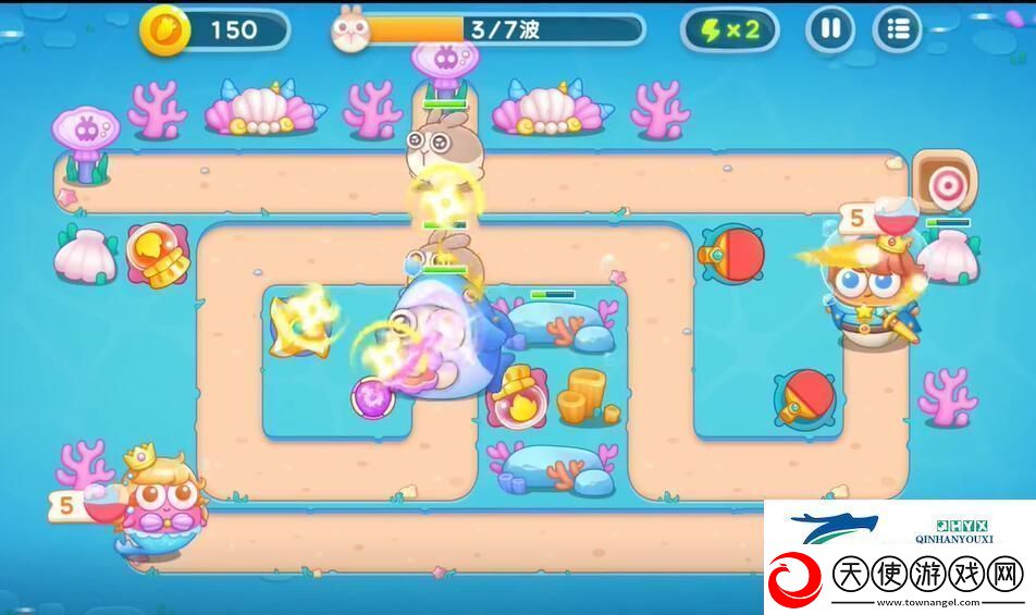 保卫萝卜4海的闺女第37关攻略