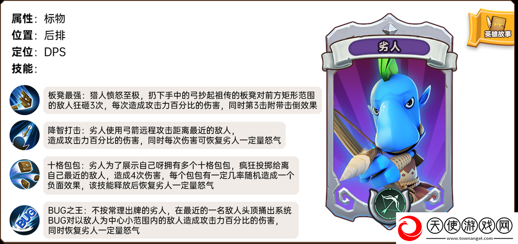我叫MT2劣人英雄图鉴揭秘