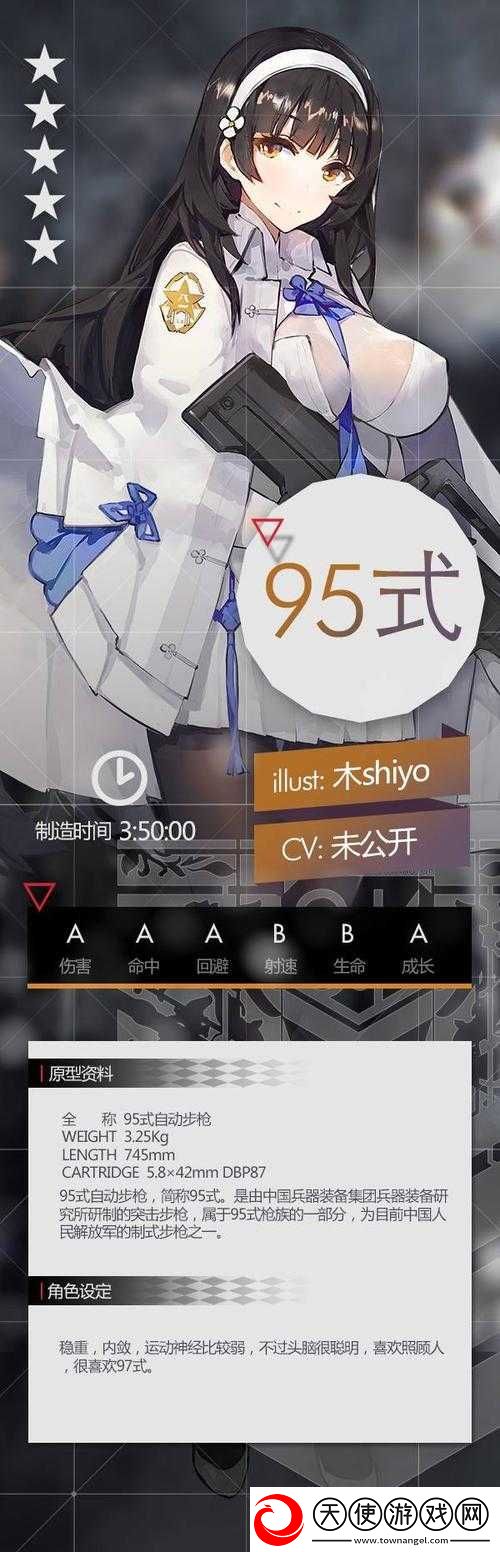 少女前线95式突击步枪