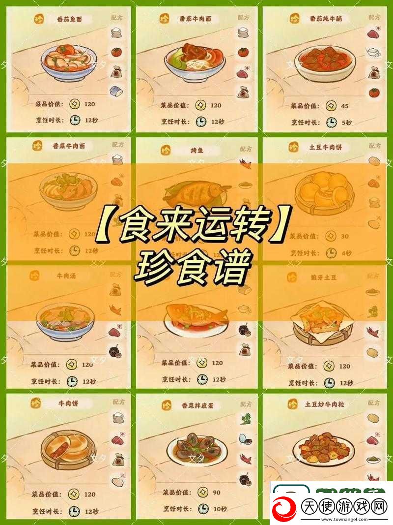 众生游玩家都在用！超赞食物配方攻略