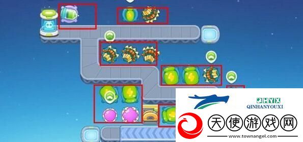 保卫萝卜4太空穿越第44关攻略
