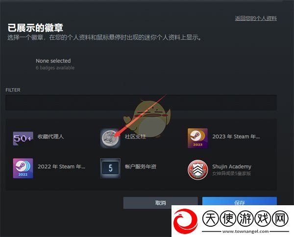 Steam个人主页徽章展示设置教程
