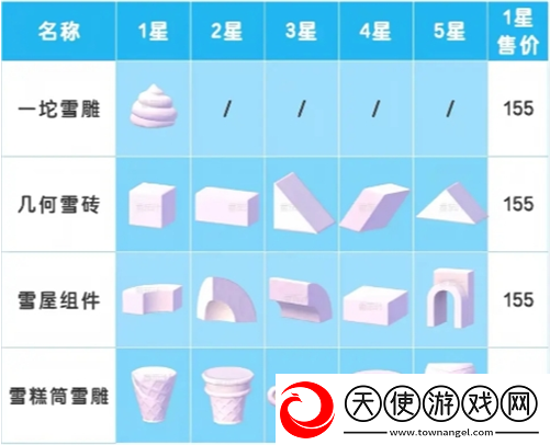 心动小镇雪雕怎么玩