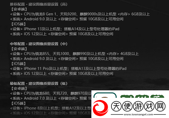 来自星尘配置要求是什么