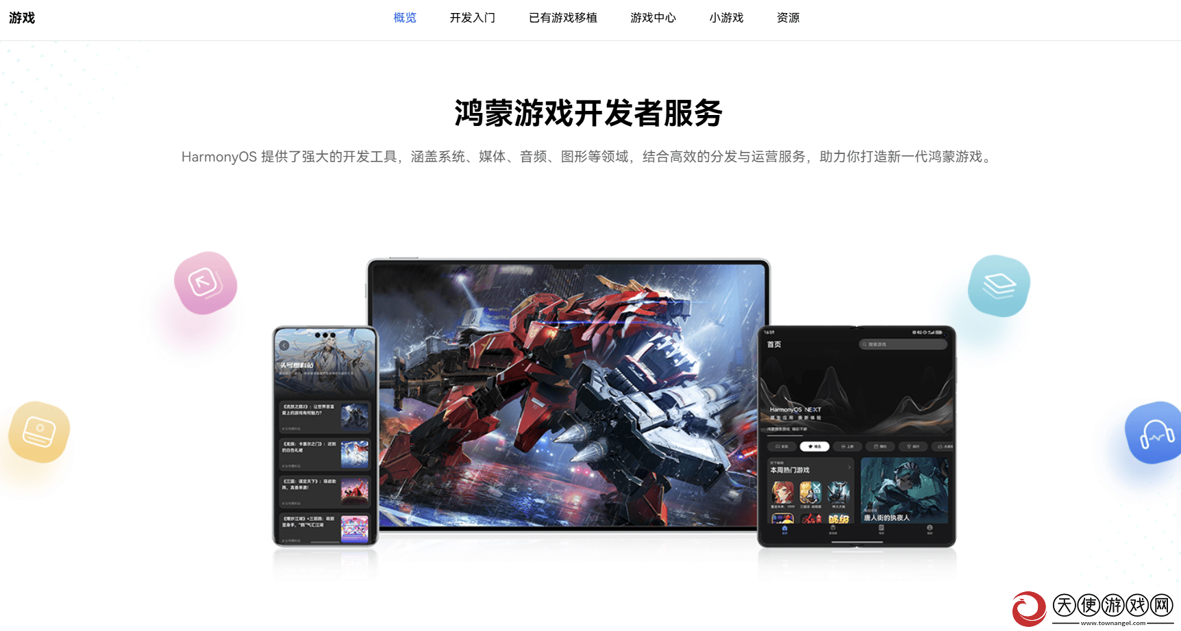 鸿蒙游戏开发者服务全新升级