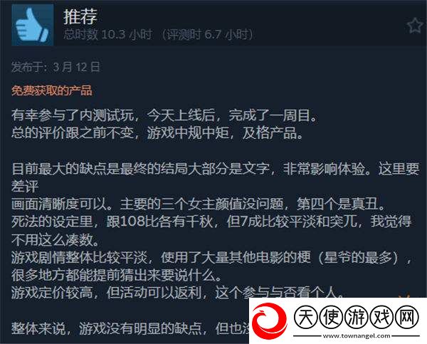 Steam100%好评
