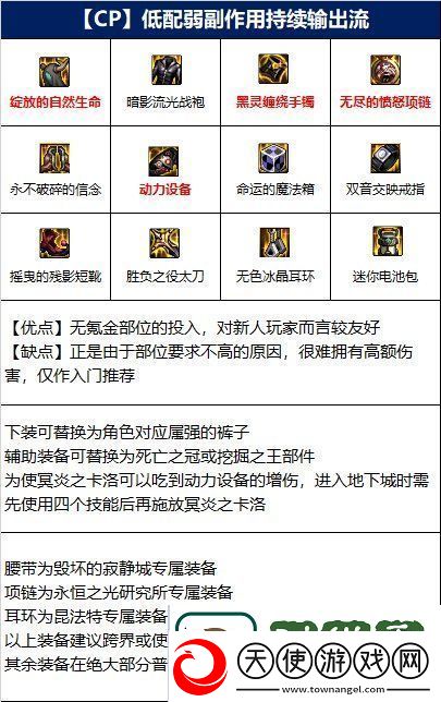 dnf鬼泣110版本装备怎么搭配