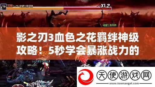 影之刃3血色之花羁绊神级攻略！5秒学会暴涨战力的绝密技巧