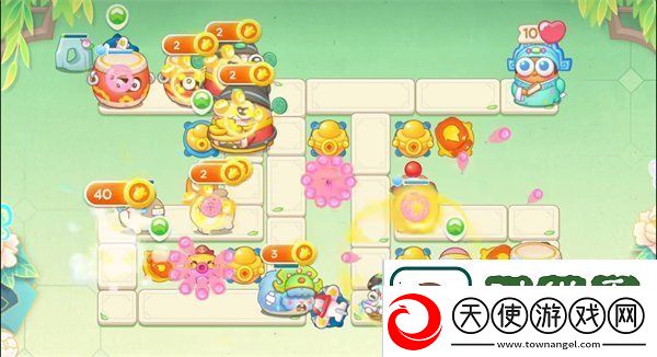 保卫萝卜4梁波波与祝秋秋第一关怎么过